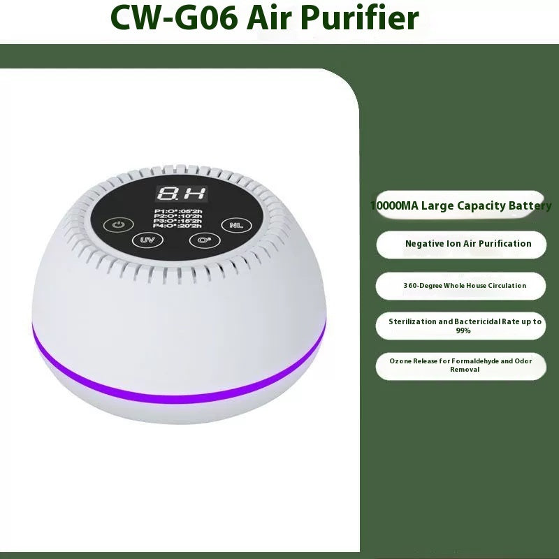 Pet Formaldehyde Removal Three-dimensional Air Duct Turbocharger Suction Floating Hair Air Purifier